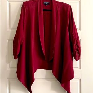 Lightweight Burgundy Blazer